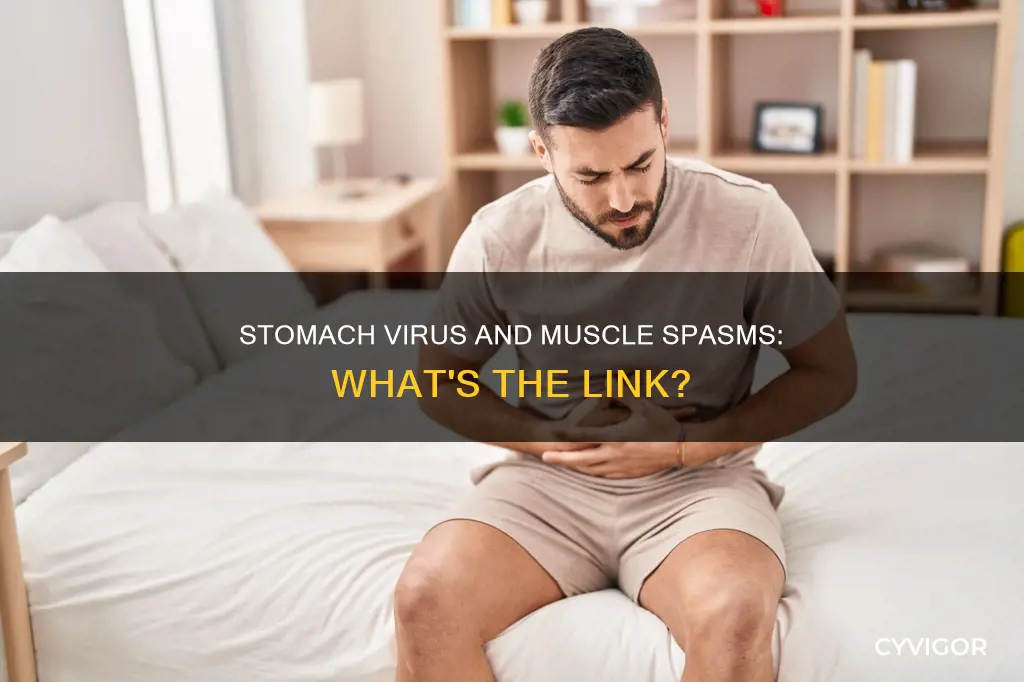 does stomach virus cause muscle spasms