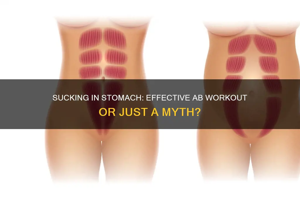 does sucking in stomach work ab muscles