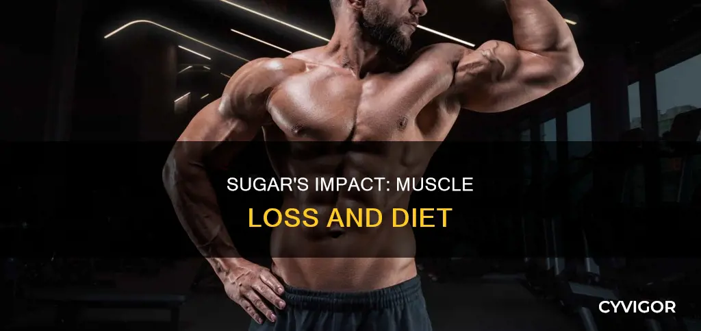 does sugar decrease muscle
