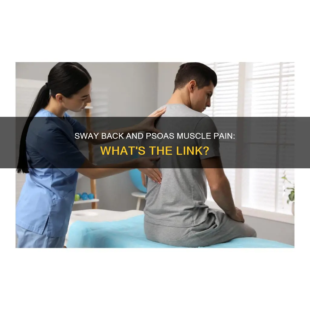 does sway back cause psoas muscle pain abdomen