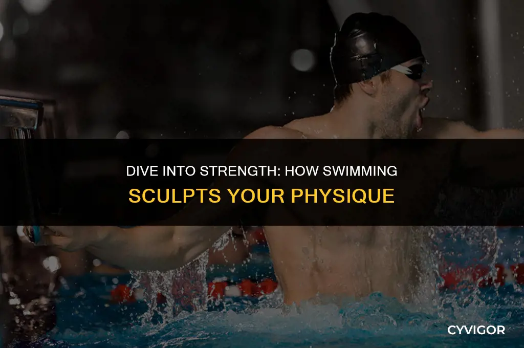 does swim build muscle