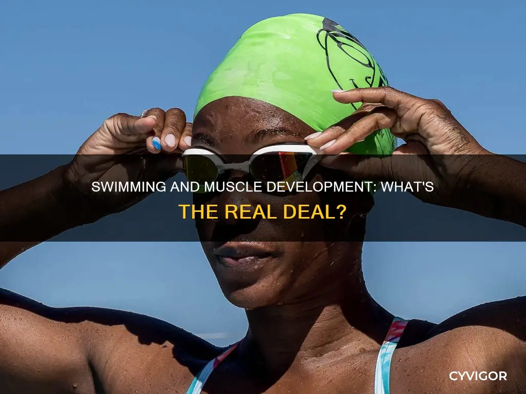 does swimming develop muscles