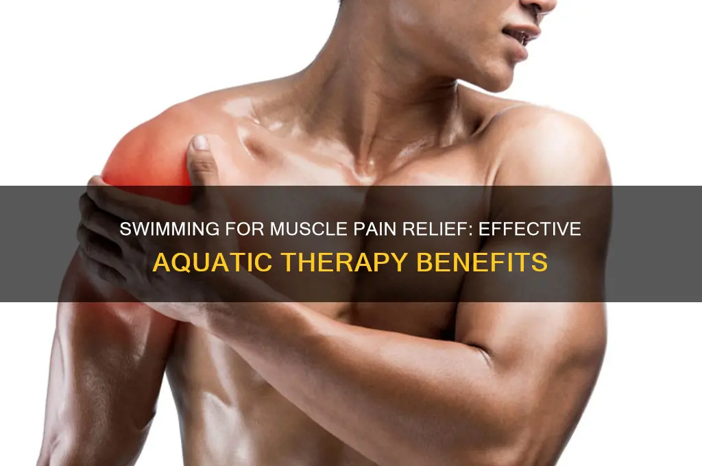 does swimming relieve muscle pain