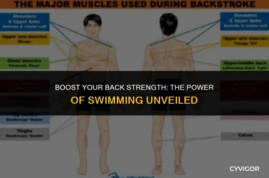 does swimming strengthen back muscles