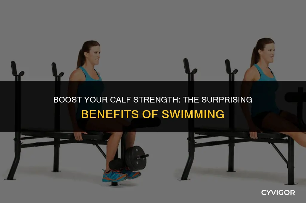 does swimming strengthen calf muscles