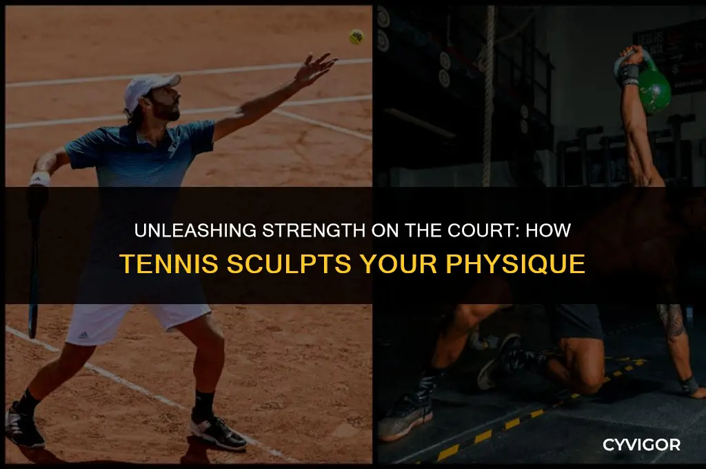 does tennis build muscle