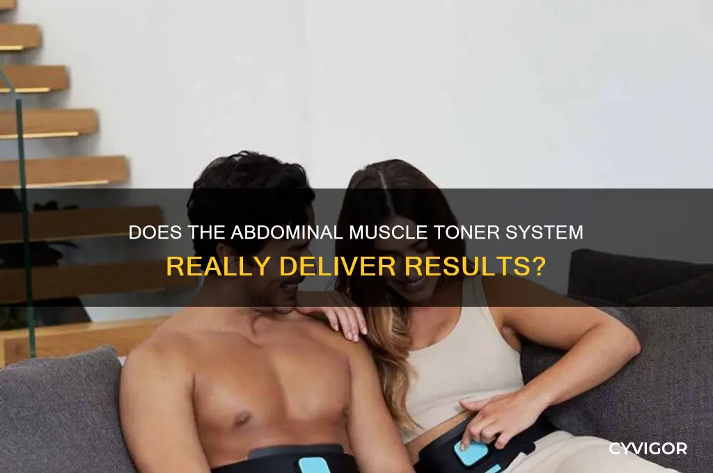 does the abdominal muscle toner system work