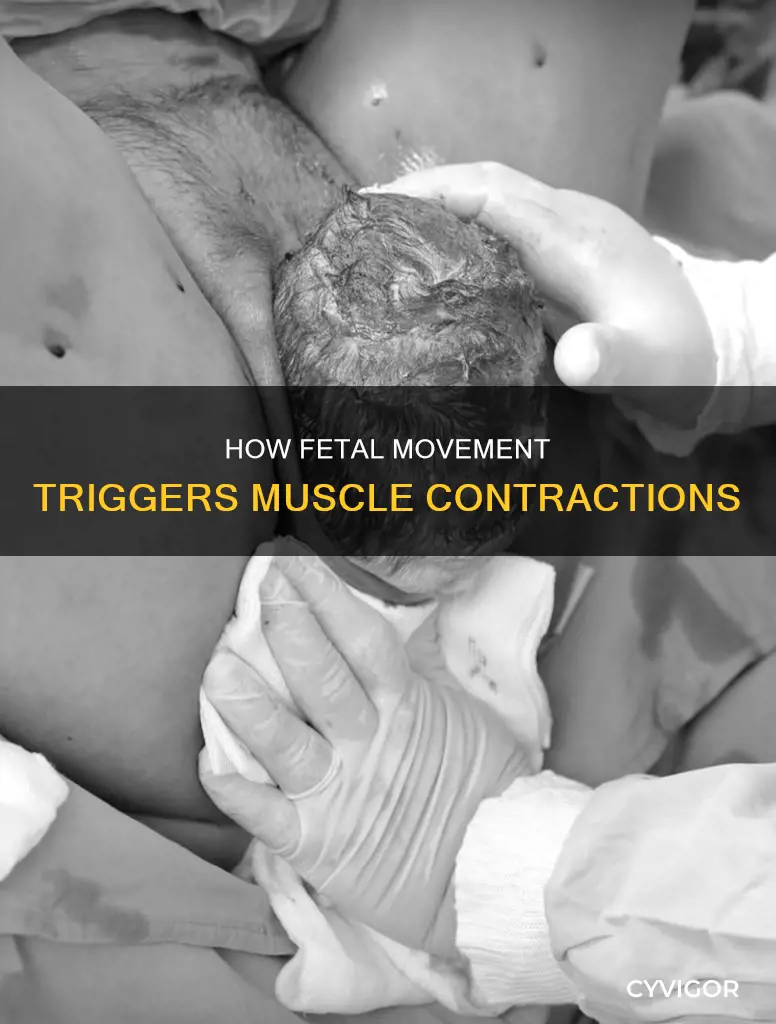does the baby moving cause muscle contractions