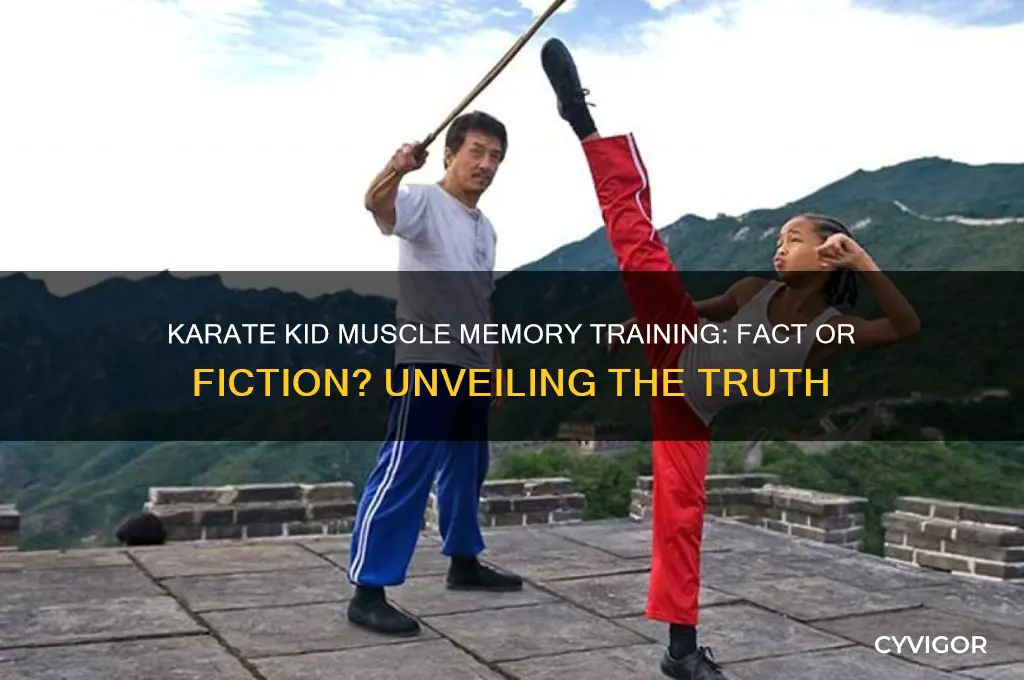 does the karate kid muscle memory training work
