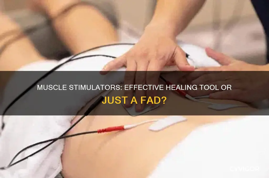 does the muscle stimulator actually work to heal