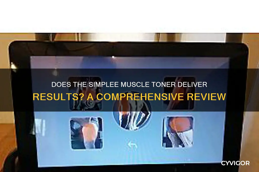 does the simplee muscle toner work