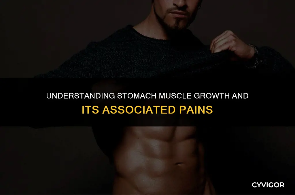does the stomach have muscles get growing pains