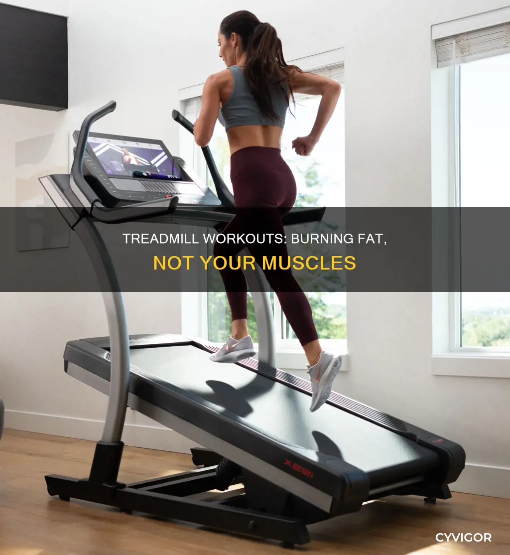 does the treadmill burn muscle