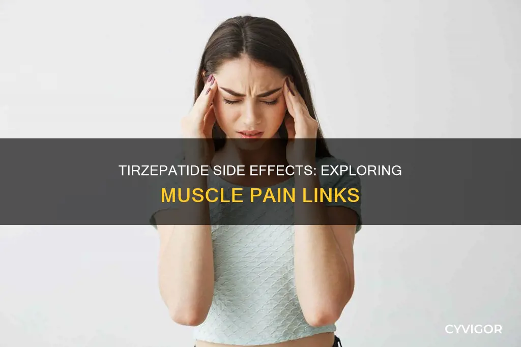 does tirzepatide cause muscle pain