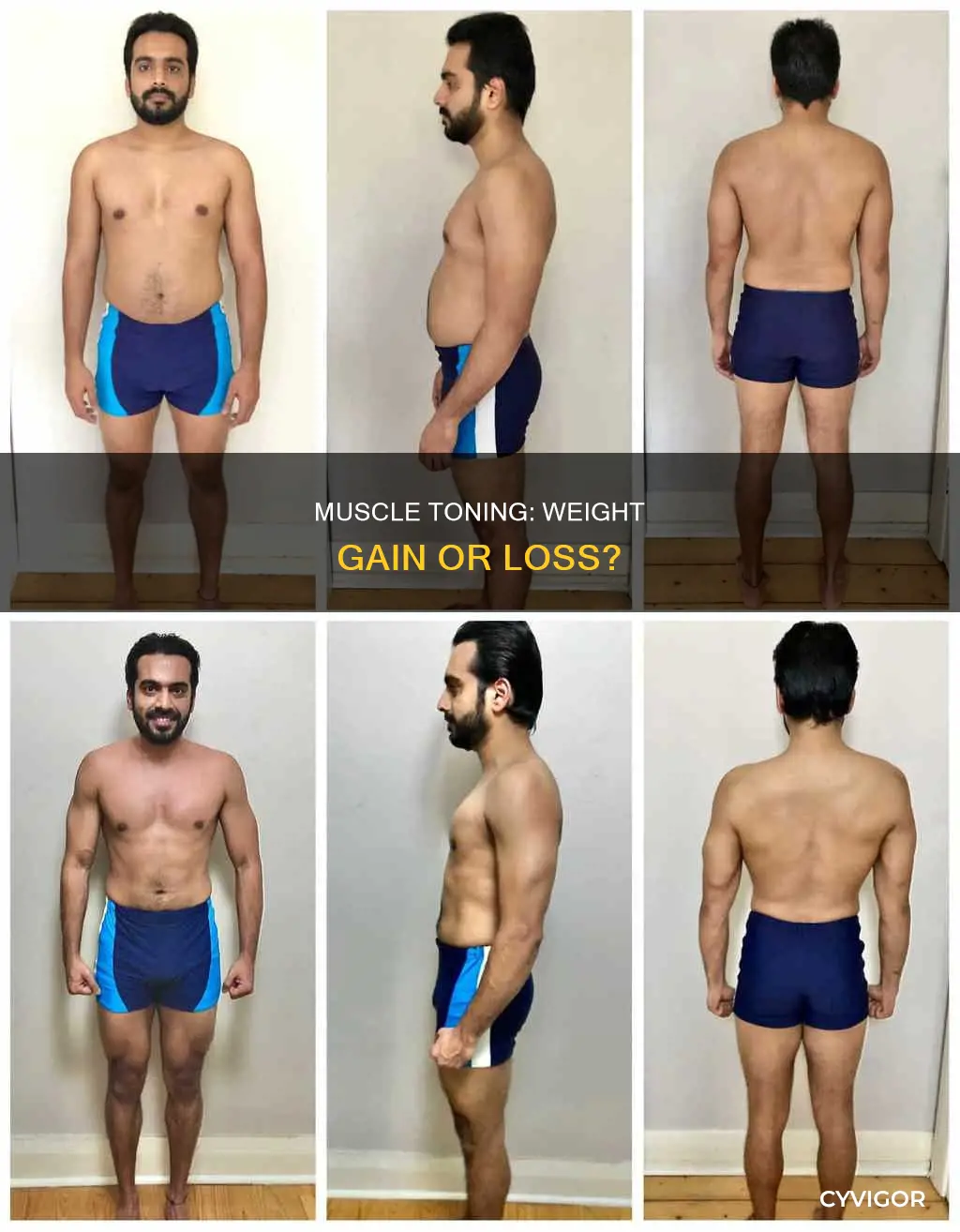does toning muscle cause weight gain