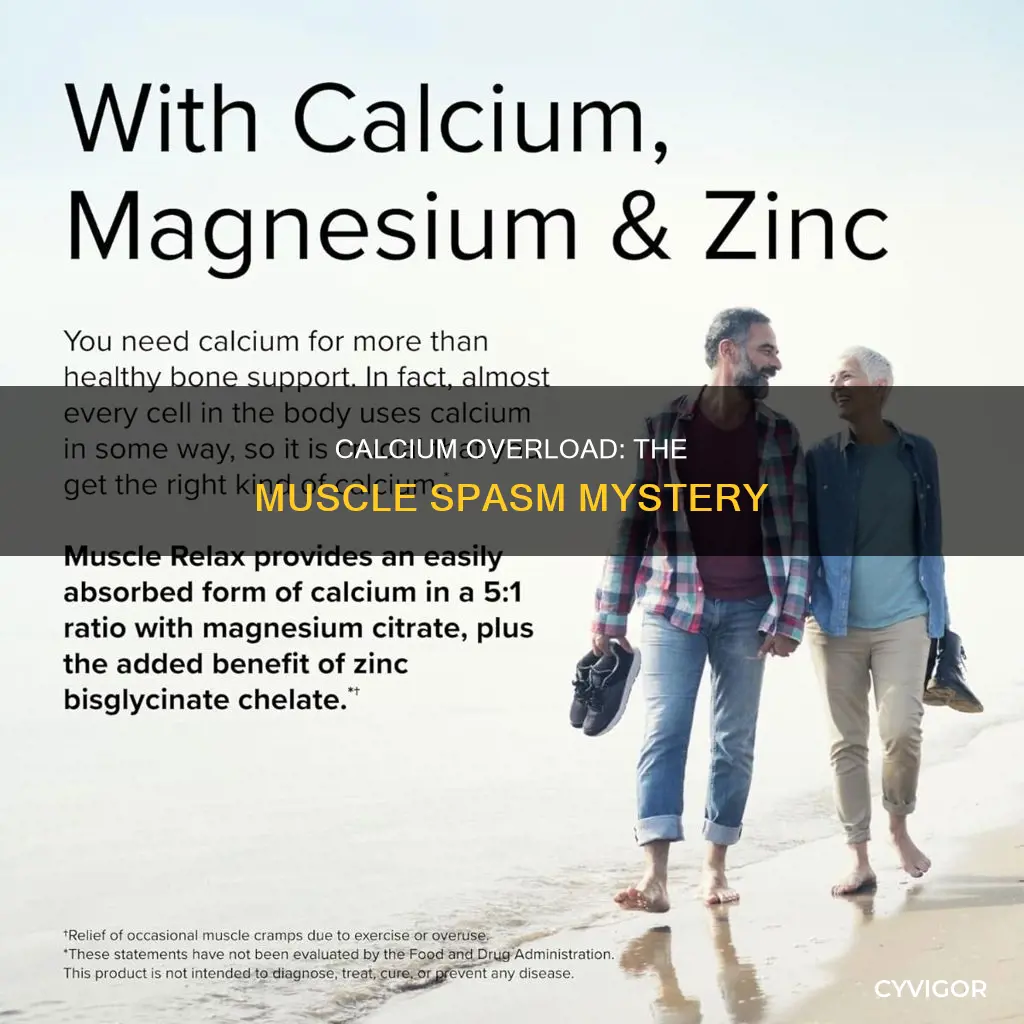 does too much calcium cause muscle spasms