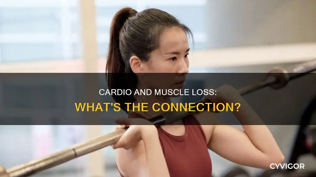 does too much cardio cause muscle loss