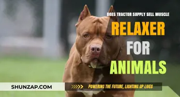 Tractor Supply Animal Muscle Relaxers: Availability and Options Explained