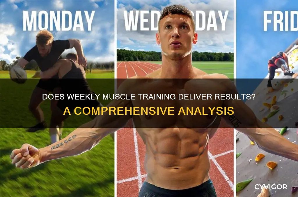 does training each muscle once a week work