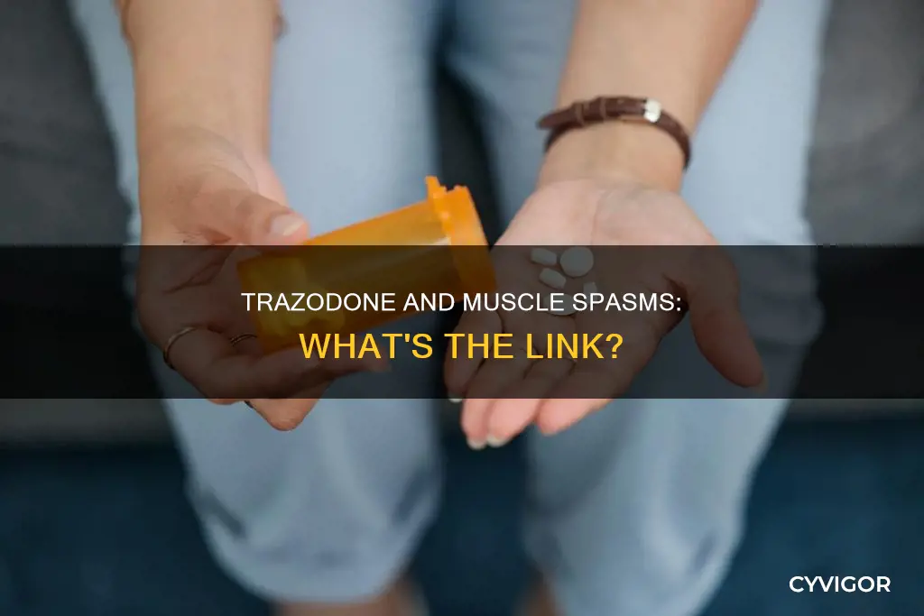 does trazodone cause muscle spasms