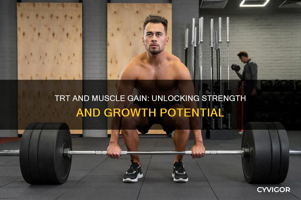 does trt help gain muscle