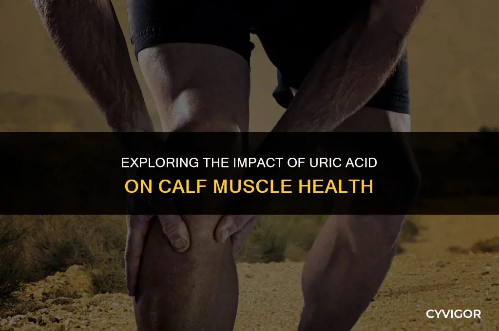 does uric acid affect calf muscles