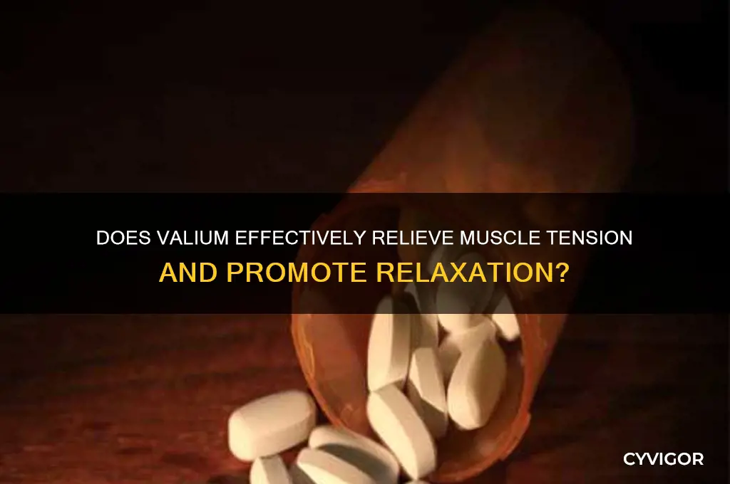 does valium work as a muscle relaxer