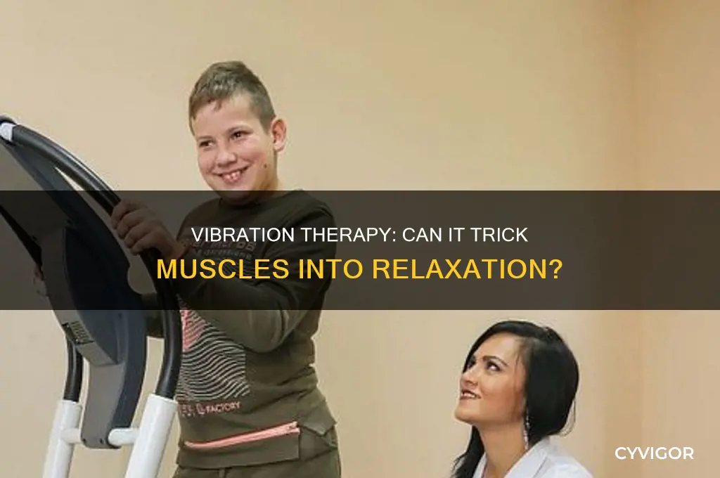 does vibration confuse the muscle into relaxing