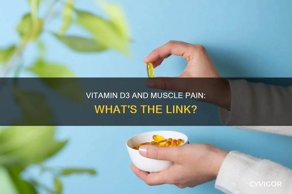 does vitamin d3 cause muscle pain