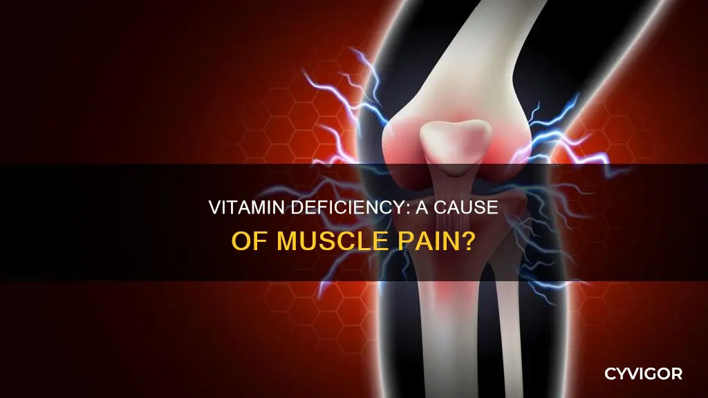 does vitamin deficiency cause muscle pain