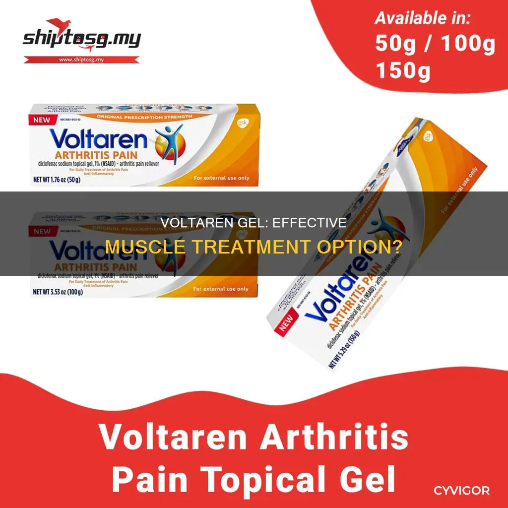 does voltaren gel for muscle