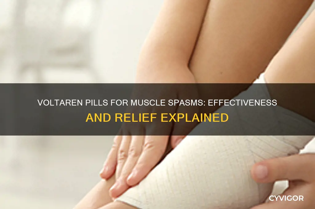 does voltaren pills work on muscle spasms