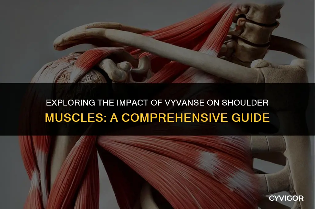 does vyvanse affect shoulder muscles