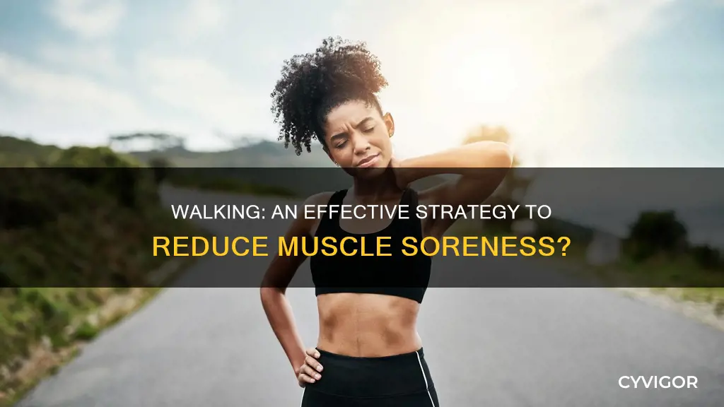 does walking reduce muscle doms