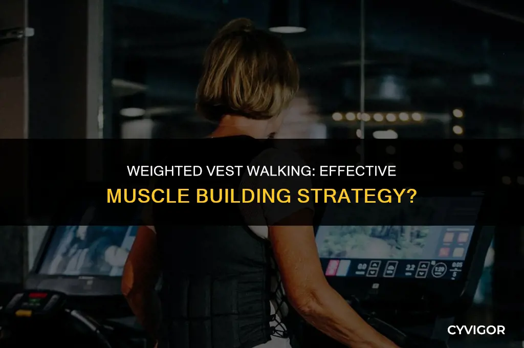 does walking with a weighted vest build muscle