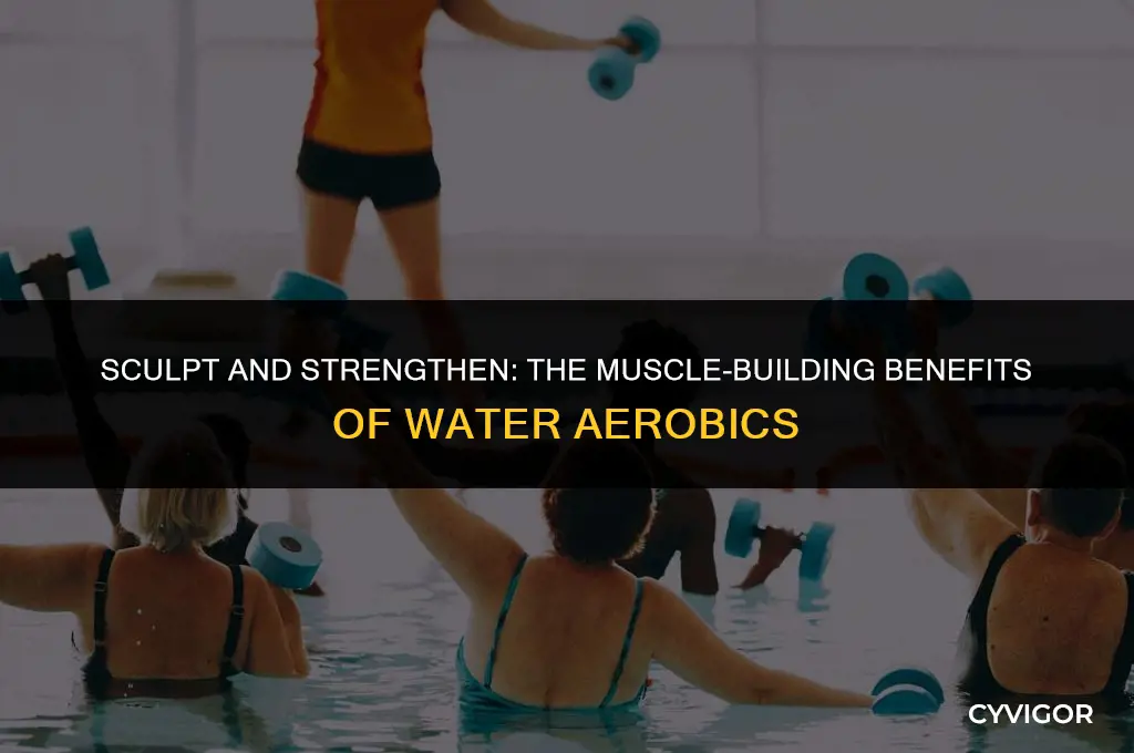 does water aerobics build muscle