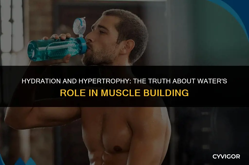 does water build muscle mass