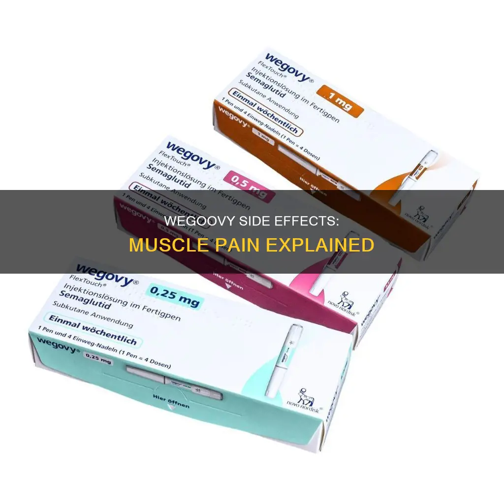 does wegovy cause muscle pain