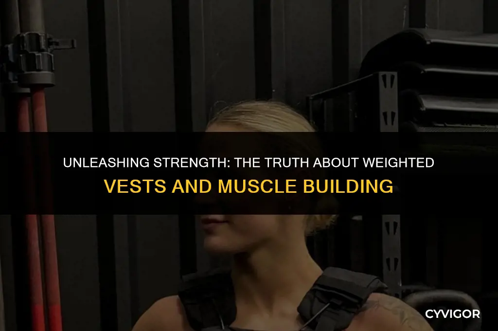 does weighted vest build muscle