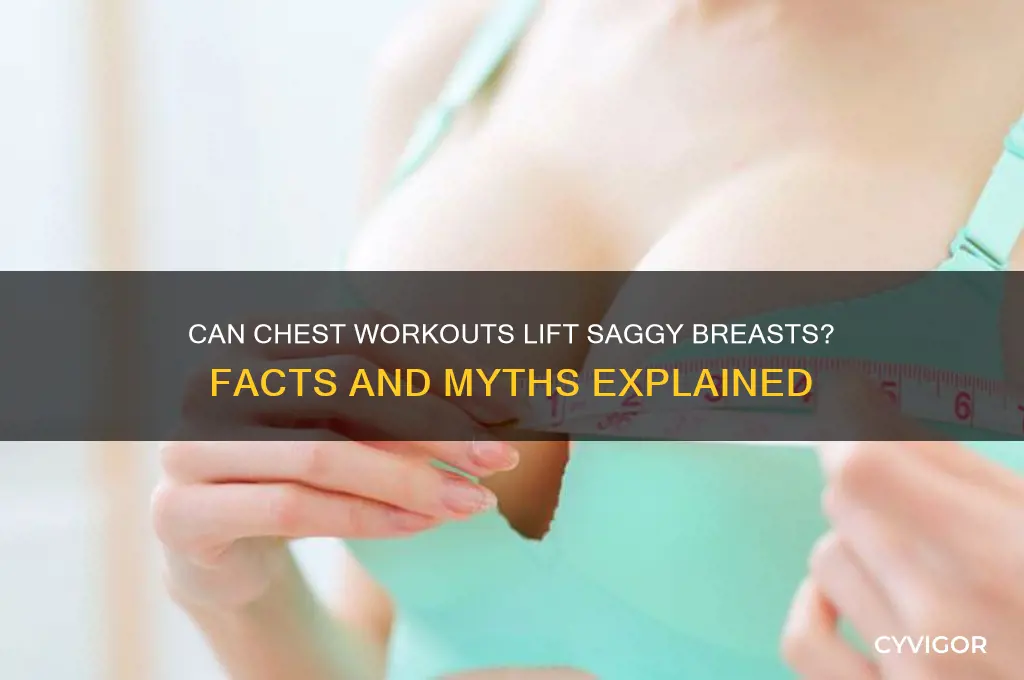 does working chest muscles help saggy breasts