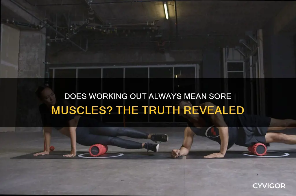 does working out mean your muscles will always hurt