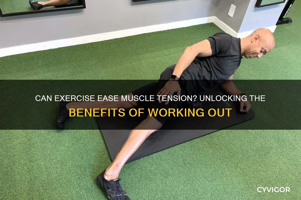 does working out relieve muscle tension