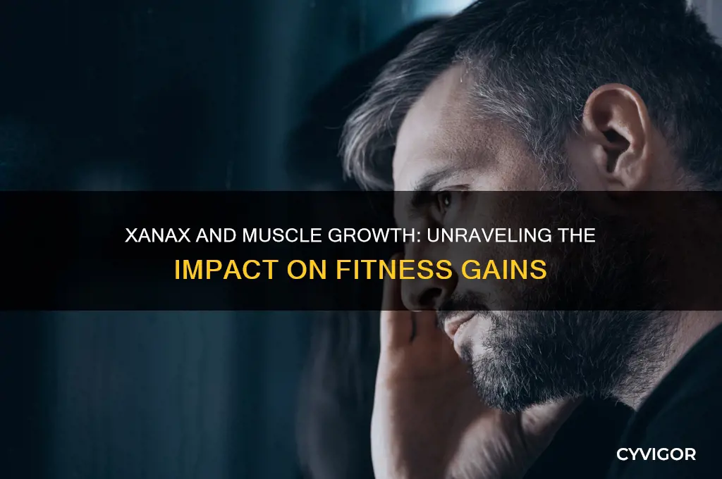 does xanax affect muscle gains