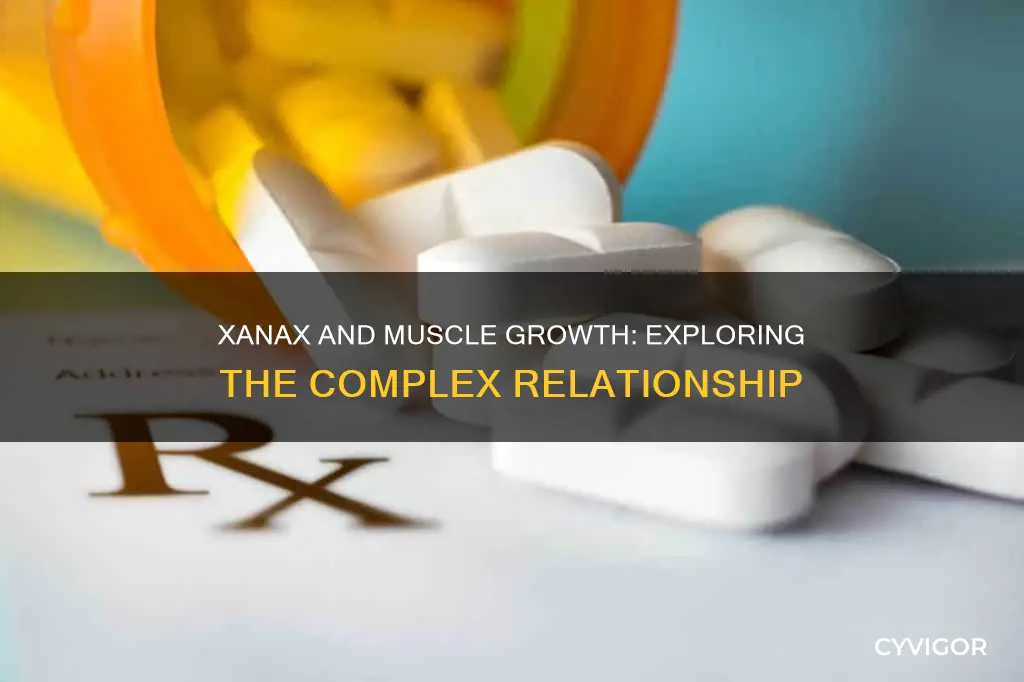 does xanax increase muscle