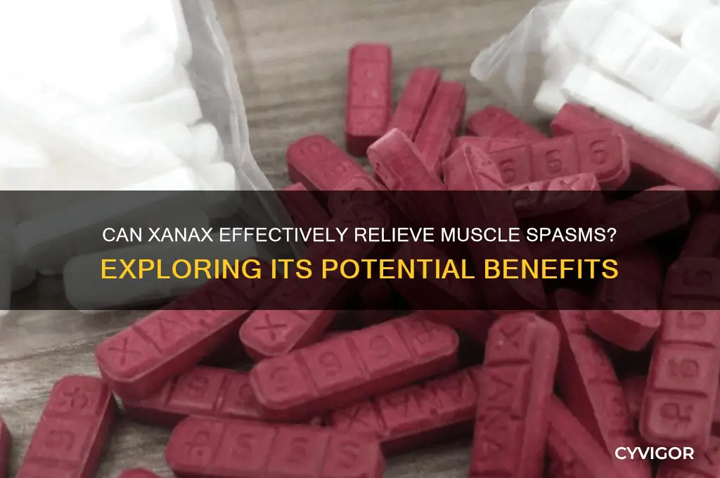 does xanax work for muscle spasms