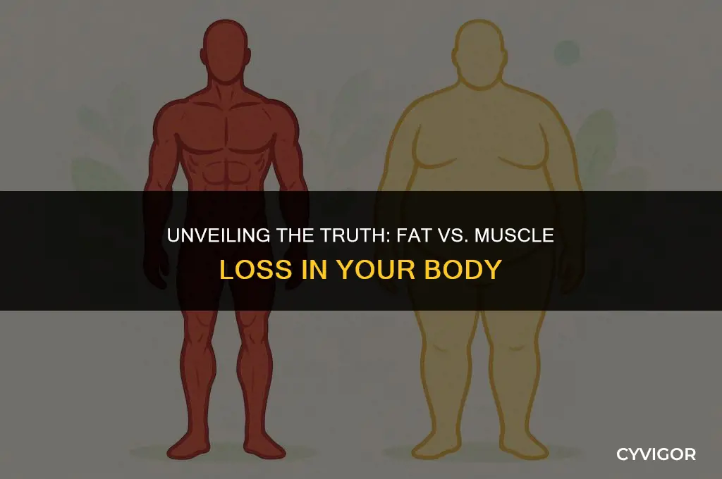 does your body get rid of fat or muscle first