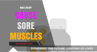 Zoloft's Uncomfortable Side Effect: Sore Muscles