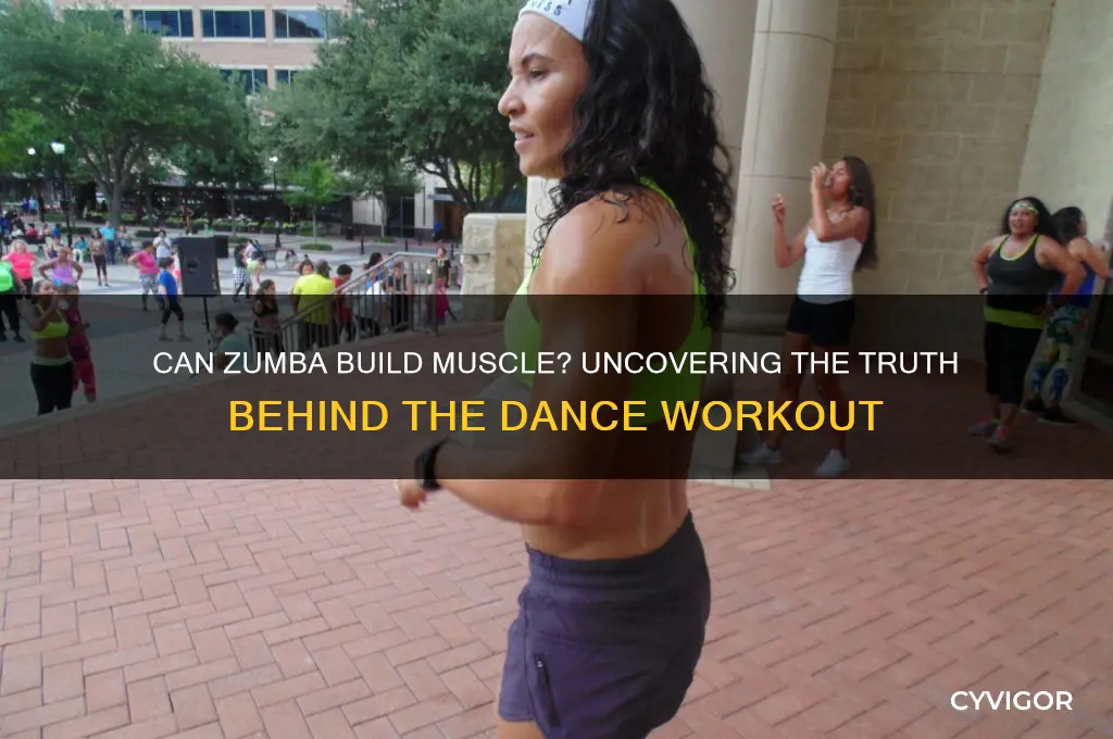 does zumba make you gain muscle