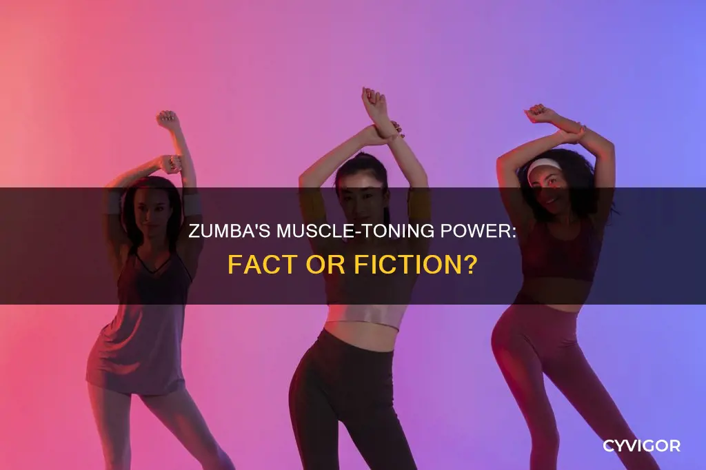 does zumba tone muscles