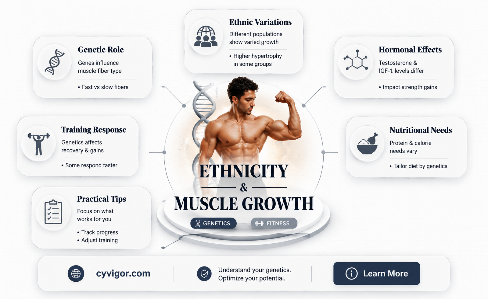 are muscle gains ethnic
